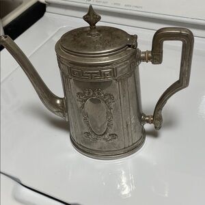 Elegant Silver look Teapot